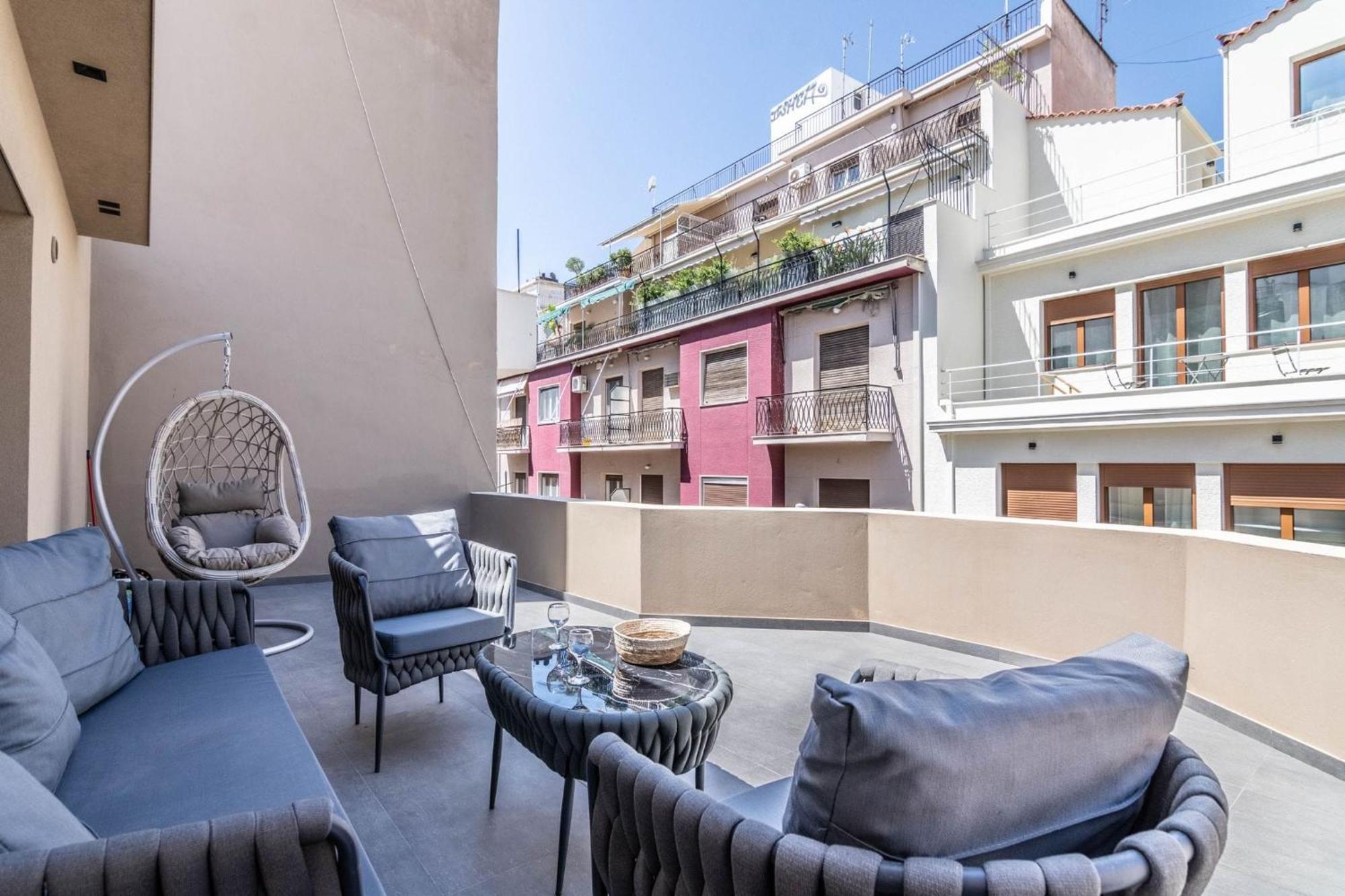 Delenco Trio Apartman Athén Kültér fotó